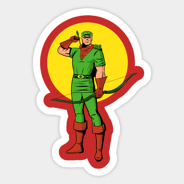 Green Arrow Sticker by Jetnder